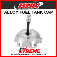 RHK Kawasaki KX125 KX 125 1996-2004 Silver Alloy Fuel Tank Gas Cap, 56mm OD