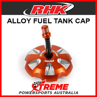 RHK Husqvarna TC125 2014-2017 Orange Alloy Fuel Tank Gas Cap, Screw Type 52mm