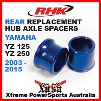 RHK REPLACEMENT AXLE SPACER REAR YAMAHA YZ125 YZ250 YZ 125 250 2003-2015 BLUE