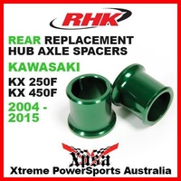 RHK REPLACEMENT HUB AXLE SPACER REAR KXF 250 450 KX250F KX450F 2004-2015 GREEN