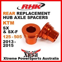 RHK REPLACEMENT AXLE SPACER REAR KTM SX SXF 125 250 350 450 505 2013-2015 ORANGE