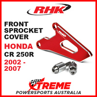 RHK Honda CR250R CR 250 R 2002-2007 Front Alloy Sprocket Cover Red