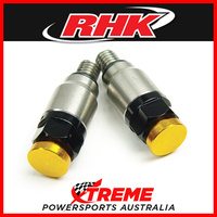 RHK MX FORK BLEEDER RELIEF VALVE WP48 4mm GOLD KTM BERG HUSKY SX EXC TC FC TE FE