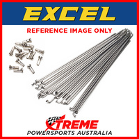 Nickel-Plated Rear Spoke Set 18" Honda XR250R 90-04 Excel Notako RIMNS911187