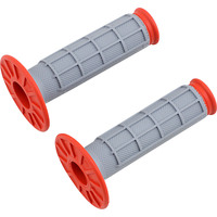 Renthal Orange/Grey Half Waffle Dual Compound MX Grips Dirt Bike Motocross G155