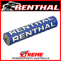 Renthal VMX Vintage Cloth 10" SX Retro Bar Pad Blue/Black/White MX Dirtbike P349