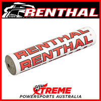 Renthal VMX Vintage Cloth 10" SX Retro Bar Pad White/Black/Red MX Dirtbike P351