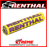 Renthal VMX Vintage Cloth 10" SX Retro Bar Pad Yellow/Black/Purple MX Dirtbike