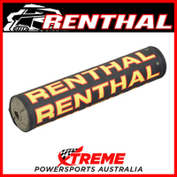 Renthal VMX Vintage Cloth 10" SX Retro Bar Pad Black/Red/Yellow MX Dirtbike P355