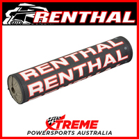 Renthal VMX Vintage Cloth 10" SX Retro Bar Pad Black/Red/White MX Dirtbike P358