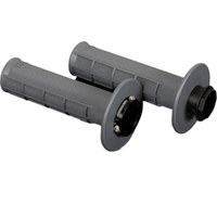 Renthal MX Original Lock-On Grips Tapered Half Waffle Medium Compound Grey G235