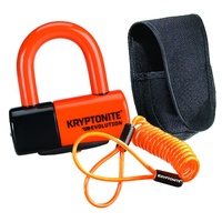 Kryptonite Evolution Disc Lock Orange Premium Pack