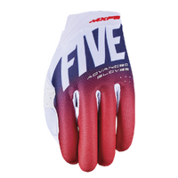 Five MXF2 EVO SPLIT White/Red/Blue 9/M