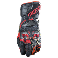 Five RFX Race Black/Red Gloves L