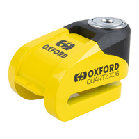 Oxford Quartz Xd6 Disc Lock - Yellow / Black