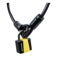 Oxford Loop Lock10 Cable Lock + Padlock 10mm x 1.8mm