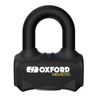 Oxford Nemesis 16mm Padlock Black - Unpackaged Bom