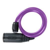 Oxford Bumper Cable Lock 6mm x 600mm - Purple
