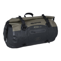 Oxford Black / Khaki Roll Bag Aqua T50