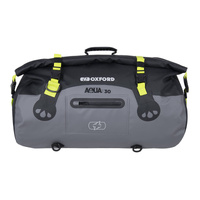 Oxford Black / Grey / Fluo Aqua T-30 Roll Bag