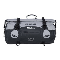Oxford Black / Grey Roll Bag Aqua T70