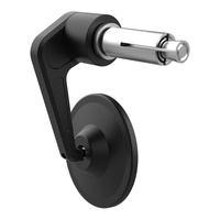 Oxford Street Billet Alloy Bar End Mirror Left Black
