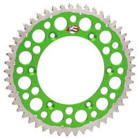 Renthal 49T Green Twinring Steath Rear Sprocket for Kawasaki KDX250SR 1991-1993