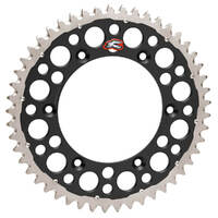 Renthal 50T Black Twinring Steath Rear Sprocket for Kawasaki KDX200 ADR 1989-1991