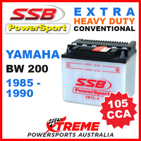 SSB 12V 8AH EXTRA HEAVY DUTY 105 CCA BATTERY YAMAHA BW200 BW 200 1985-1990