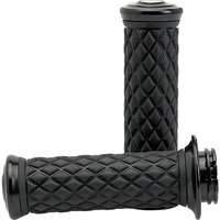 Biltwell Black Dual Alumicore Cable Grip Set