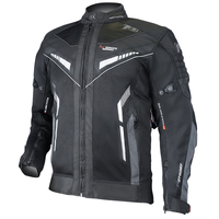 Motodry Black All Seasons Dual-Liner Mens Jacket