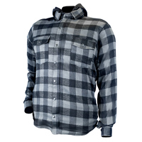 Motodry Black/Grey Hunter Kevlar W/Det. Hood