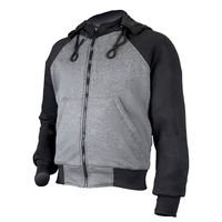Motodry Mens Black/Grey Kevlar Street Hoodie