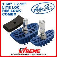 MP LiteLoc Wheel Rim Lock Bundle, 2.15 + 1.6 Inch Motorcycle Alum Nut 11-0058/60