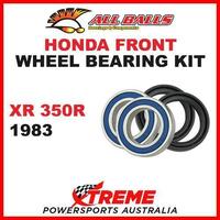Front Wheel Bearing Kit Honda XR350R XR 350R 1983 Trail Bike, All Balls 25-1120