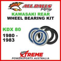 MX Rear Wheel Bearing Kit Kawasaki KDX80 KDX 80 1980-1983 Moto, All Balls 25-1176