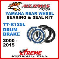 MX Rear Wheel Bearing Kit Yamaha TTR125L TT R125L DRUM Brake 2000-2015, All Balls 25-1292