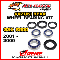 All Balls 25-1392 For Suzuki GSX-R600 GSX-R 600 2001-2009 Rear Wheel Bearing Kit