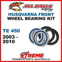 MX Front Wheel Bearing Kit Husqvarna TE450 TE 450 2003-2010 Moto, All Balls 25-1415