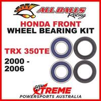 Front Wheel Bearing Kit Honda ATV TRX350TE TRX 350TE 2000-2006, All Balls 25-1510