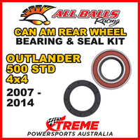 25-1516 ATV FRONT WHEEL BEARING KIT CAN-AM OUTLANDER 500 STD 4X4 2007-2014