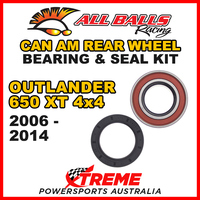 25-1516 ATV REAR WHEEL BEARING KIT CAN AM OUTLANDER 650 XT 4X4 2006-2014
