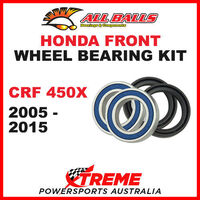 Front Wheel Bearing Kit Honda CRF450X CRF 450X 2005-2015 Moto, All Balls 25-1521