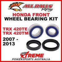 Front Wheel Bearing Kit Honda ATV TRX420TE TRX420TM 2007-2013, All Balls 25-1530