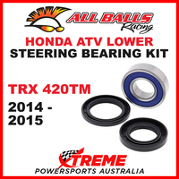 All Balls 25-1687 Honda ATV TRX420TM TRX 420TM 2014-2015 Lower Steering Stem Kit