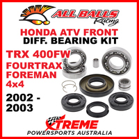 25-2006 HONDA TRX400FW FOURTRAX FOREMAN 4X4 2002-2003 FRONT DIFFERENTIAL BEARING