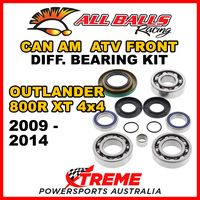 25-2069 Can Am Outlander 800R XT 4x4 2009-2014 Front Differential Bearing Kit