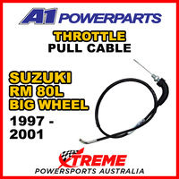 A1 Powerparts For Suzuki RM80L Big Wheel 1997-2001 Throttle Pull Cable 52-115-10