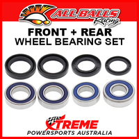 All Balls Yamaha YZ250 YZ 250 1999-2018 Front, Rear Wheel Bearing Set