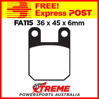 KTM 65 SX 00-01 EBC Organic Carbon Front Brake Pads, FA115TT